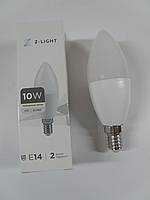 Светодиодная лампа "Свеча" Z-LIGHT ZL1002 10W Е14 C37 4000K (в люстру, бра, торшер) 850Lm
