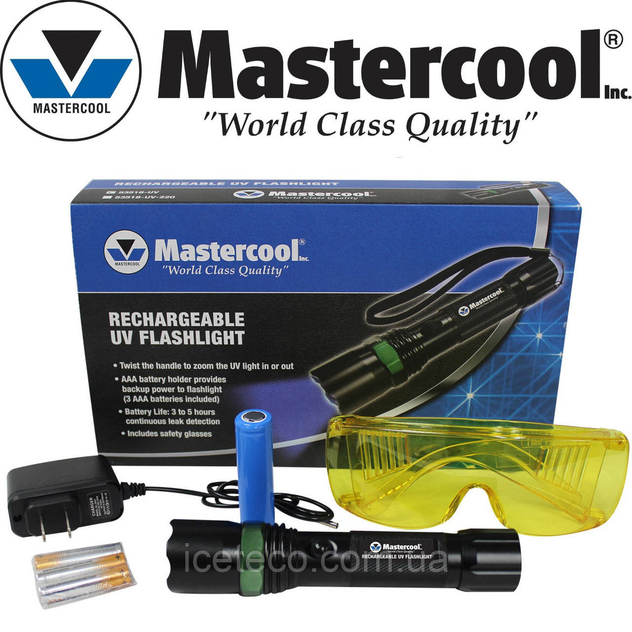 Лампа-міні UV (LED) з акумулятором МС 53518 Mastercool