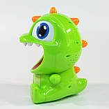 Дитячий генератор мильних бульбашок Дракоша, на батарейках, фото 3