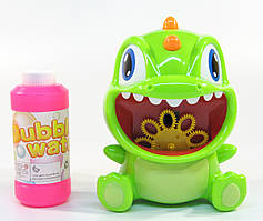 Дитячий генератор мильних бульбашок Дракоша, на батарейках