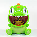 Дитячий генератор мильних бульбашок Дракоша, на батарейках, фото 7