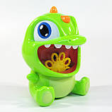 Дитячий генератор мильних бульбашок Дракоша, на батарейках, фото 6