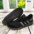 Чоловічі чорні текстильні кросівки, мокасини сітка Україна Прогрес, фото 4