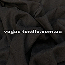 Тканина Льон натуральний Чорний, фото 2