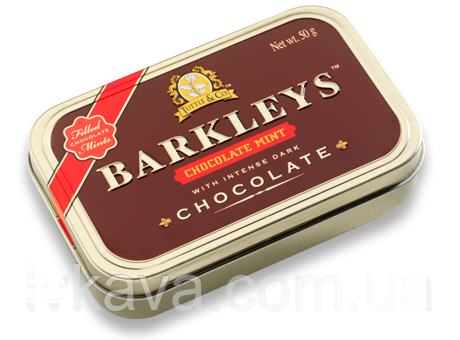 Драже  BARKLEYS Chocolate  Mint   , ж\б , 50 гр