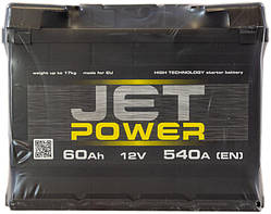 Акумулятор 60 зворотня (+ справа) 540A Jet Power