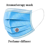 Магнітна брошка для ароматерапії "Віздух" з блотером., фото 3