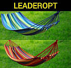 Тканинний гамак мексиканський 200х80 см, до 150 кг + Чохол-сумка/ Туристичний гамак підвісний/ Садовий гамак, фото 2