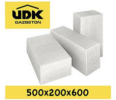 Газобетонний блок UDK SuperBlock D400 (500х200х600) перегородковий
