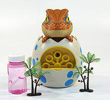 Дитячий генератор мильних бульбашок LSP4O Динозавр, звук, світло