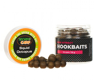 Бойли насадкові HookBaits "Squid Octopus" d.12 мм 75 грамів ТЕХНОКАРП