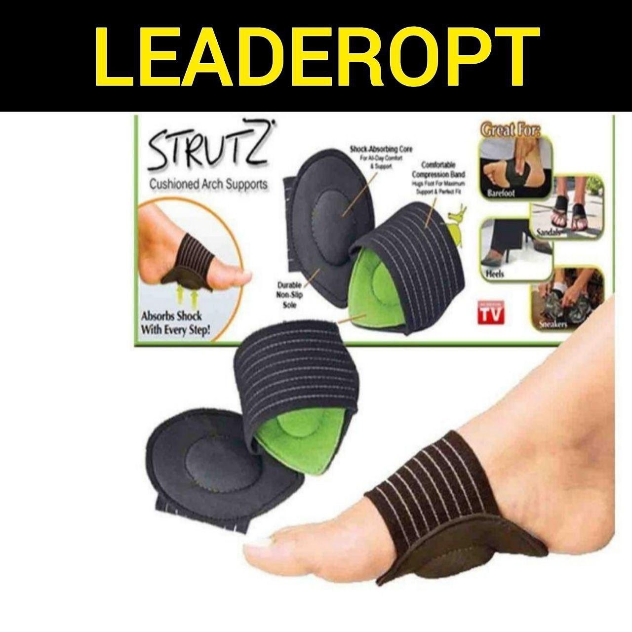 Ортопедические полустельки супинаторы для обуви Cushioned arch suppоrts Strutz при боли в ногах и плоскостопии