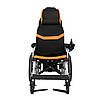 Складана інвалідна електроколяска D-6035C. Інвалідна коляска. Кресло коляска., фото 3
