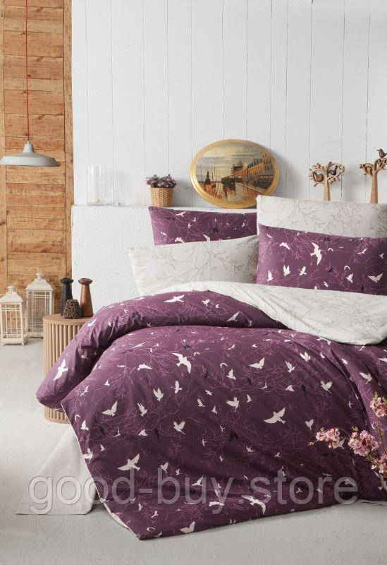 First Сhoice Freedom Damson постільна білизна ранфорс євро 200х220