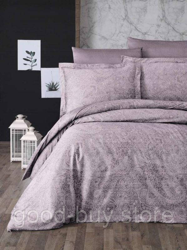 First Choice Neva lavender постільна білизна сатин евро 200х220