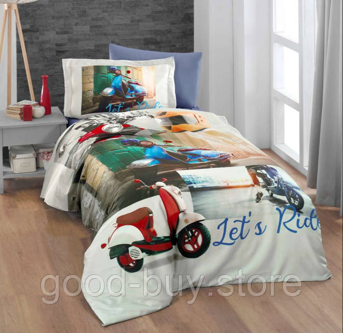 First choice Jonas постільна білизна сатин 3D полуторна 160х220