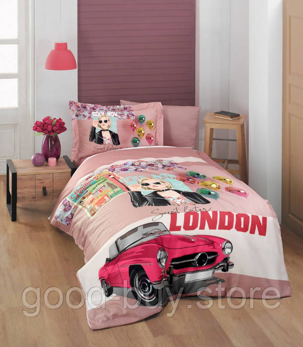 First choice London постільна білизна сатин 3D полуторна 160х220