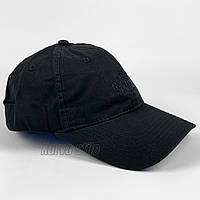 Кепка TNF (бейсболка) The North Face, колір чорний з чорним логотипом, розмір S-M
