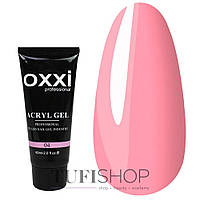 Полигель OXXI Acryl Gel №4 - теплый розовый, 60 мл (000000484)