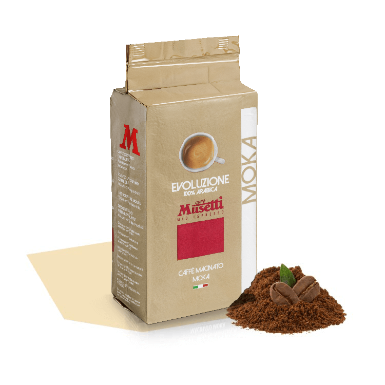 Кава мелена Musetti Evoluzione 100% Arabica 250г