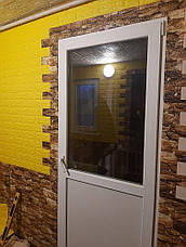 Декоративна 3D панель самоклейка під цеглу Жовтий 700х770х5мм (010-5), фото 2