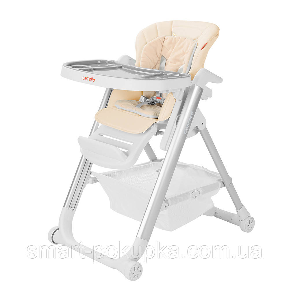 Стілець для годування CARRELLO Concord CRL-7402 Sand Beige /1/ MOQ