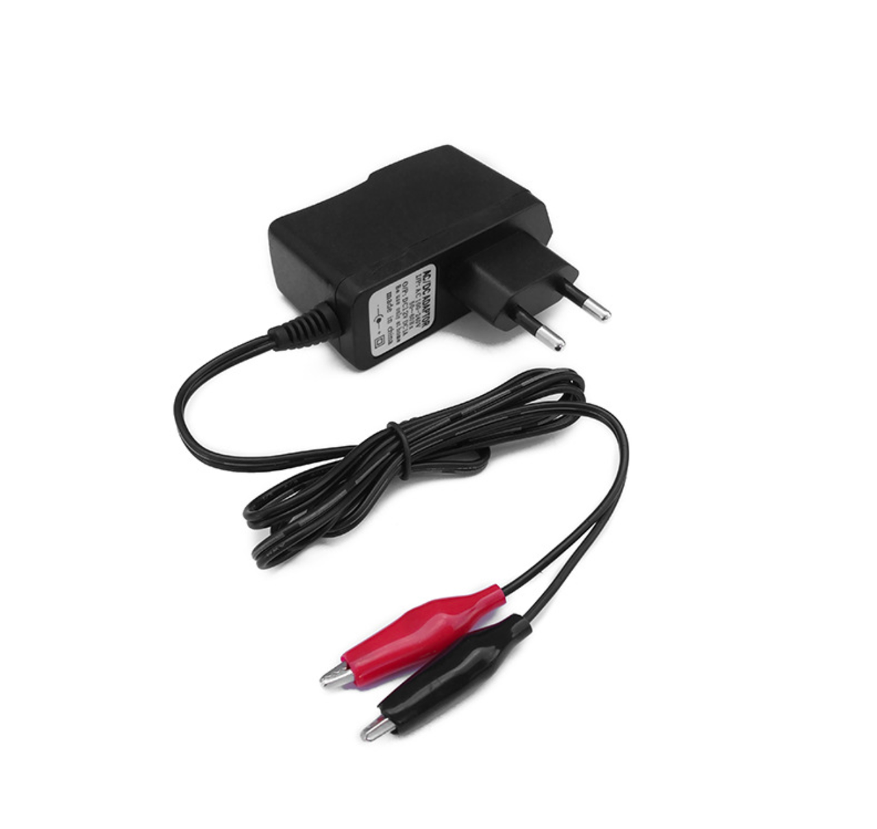 Автоматичне ЗП для акумулятора 12 V, YS-0750100, 100-240V, струм заряду 14,2V/1A, крокодили в комплекті