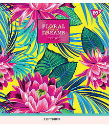 Зошит для записів А5/18 кл. YES "Tropical paradise" неон+софт-тач, 10 шт/уп.