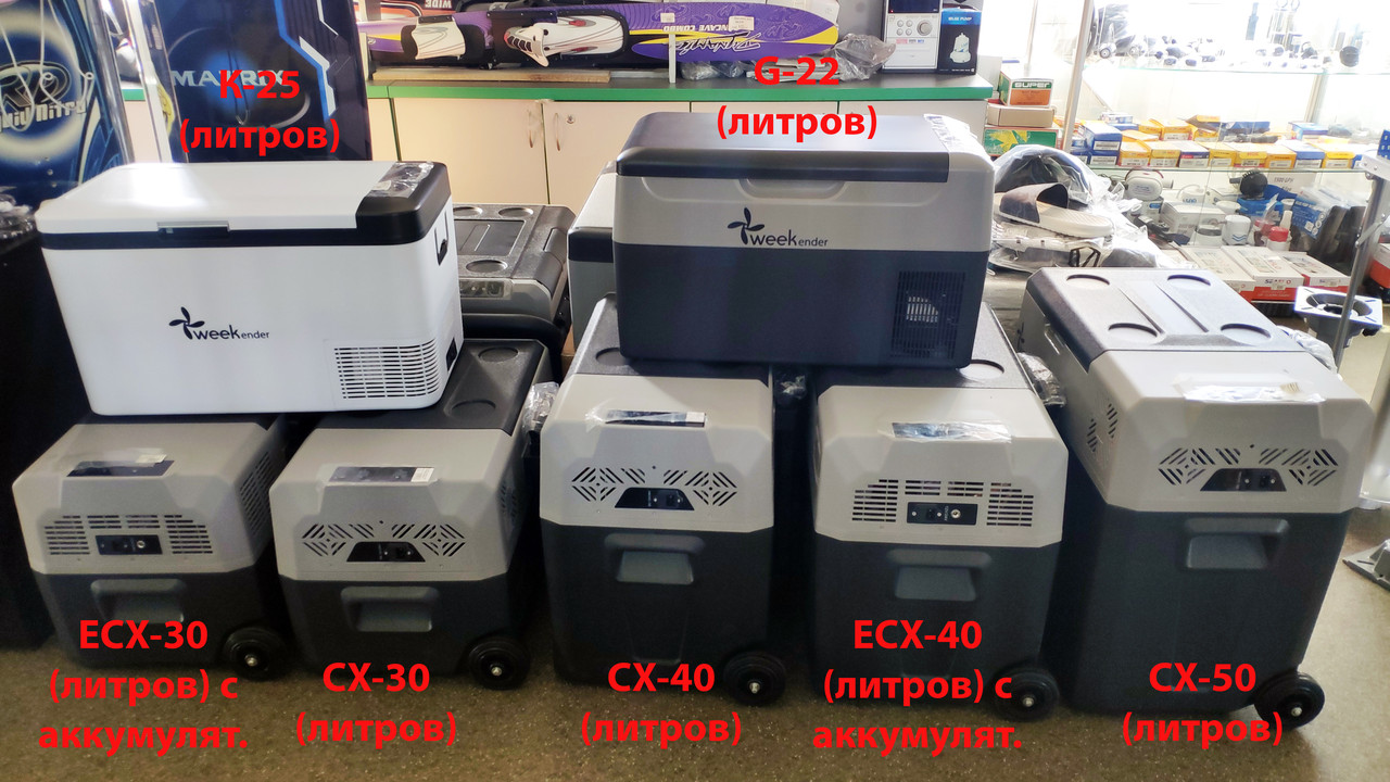 Холодильник-компрессор Weekender G22 22л 570*320*335MM, Автохолодильник, 12/24/220 Вольт - фото 7 - id-p1369468230