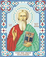 Схема на ткани для вышивки бисером иконы "Святой ровноапостольный Кирил"