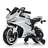 Дитячий електро мотоцикл двоколісний на акумуляторі Ducati M 4104ELS-11 для дітей 3-8 років автопофарбування сірий, фото 3