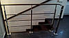 Поручні з нержавіючої сталі з профільної труби (квадратної) 50x25; 40x20; 30x30; 30x10 від TAURUS з монтажем, фото 6