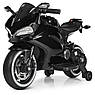 Дитячий електро мотоцикл двоколісний на акумуляторі Ducati M 4104ELS-2 для дітей 3-8 років автопофарбування чорний, фото 3