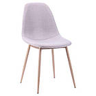 Стілець Лучія DC-350 База метал бук / Світло сірий, фото 5