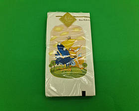 Гарна серветка (ЗЗхЗЗ, 10шт) Luxy MINI Ворона і Лис (2033) (1 пач.)