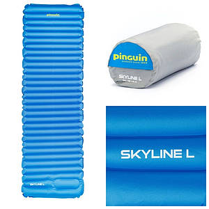 Надувний килимок Pinguin Skyline L (Blue/Green)