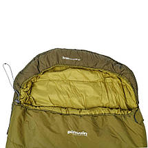 Спальний мішок-ковдра Pinguin Blizzard PFM 190, Left Zip (Khaki), фото 4