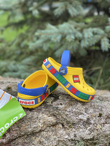 Купить Кроксы детские crocs lego оригинал желтые крокси дитячі жовті ...