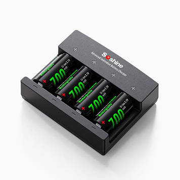 Зарядний пристрій Soshine S4 (Li) ( Без акумуляторів )