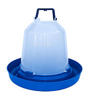 Поилка для птицы на 8 литров с пластиковой ручкой (Сюрприз) 15 шт/уп