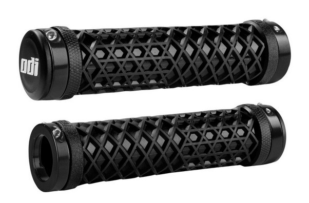 Гріпси ODI Vans® Lock-On Grips, Black w/ Black Clamps, чорні з чорними замками