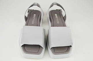 Босоніжки жіночі Evromoda 500120 37 Сірий шкіра, фото 5