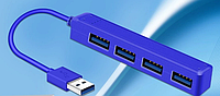 USB-хаб на 4 порти KY-161 Синій