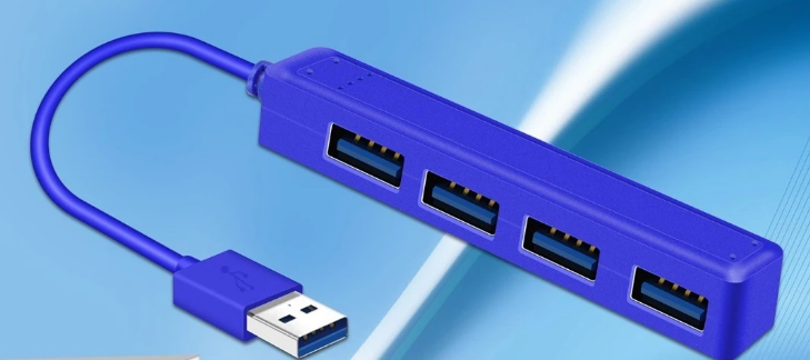 USB-хаб на 4 порти KY-161 Синій, фото 2