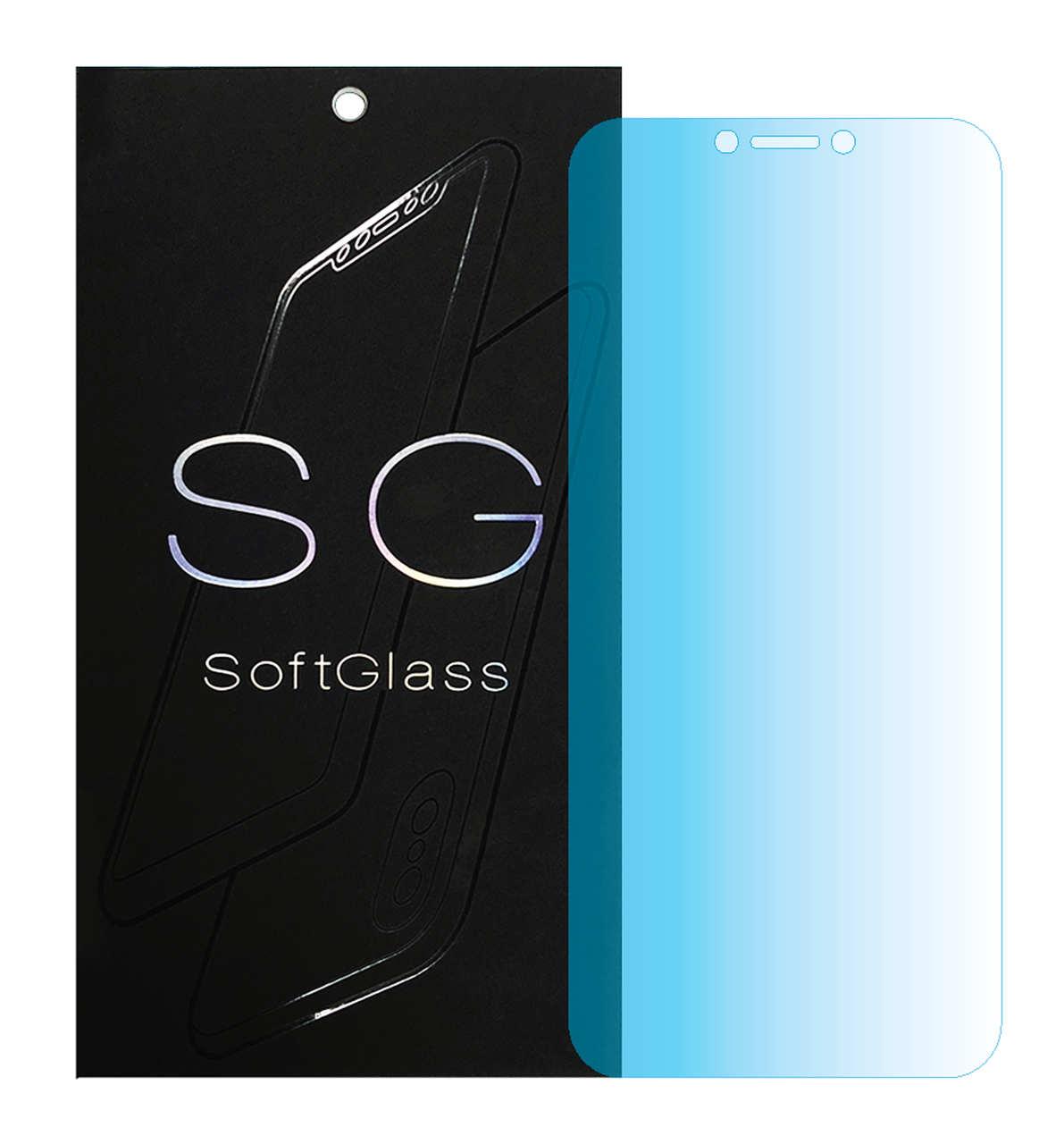 Плівка для Honor play на екран поліуретанова SoftGlass, фото 1