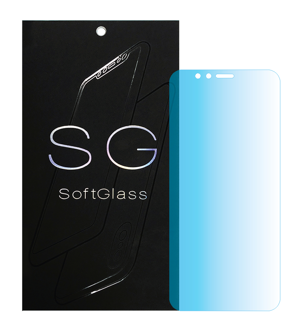 Бронеплівка для Honor 7A pro на екран зносостійка поліуретанова SoftGlass, фото 1