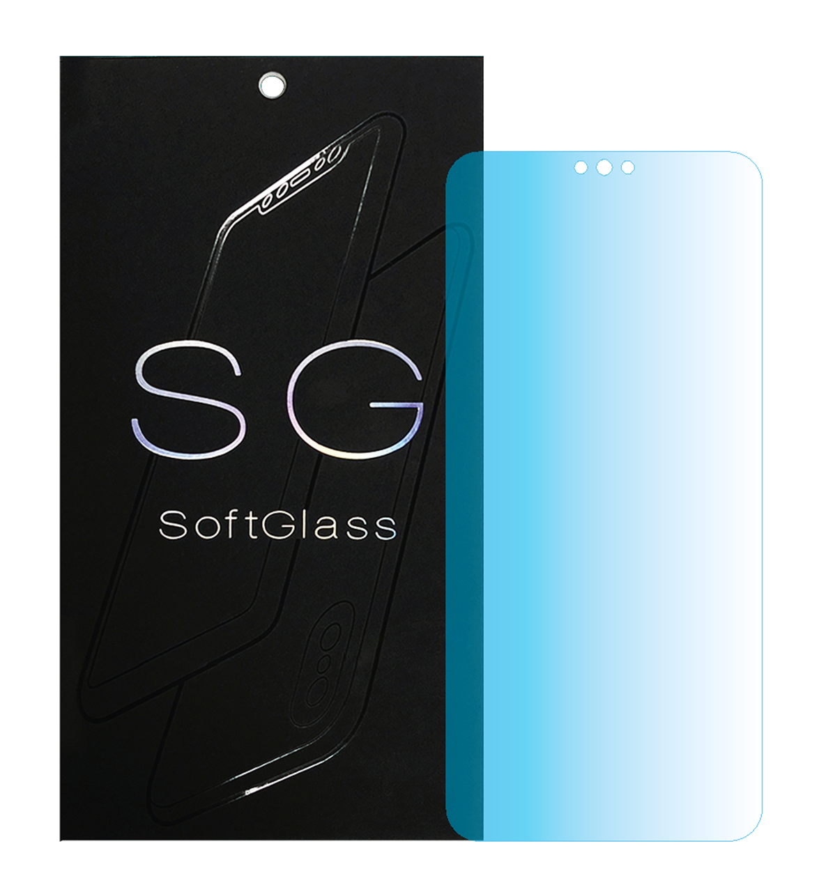 Бронеплівка для Honor 8X на екран зносостійка поліуретанова SoftGlass, фото 1