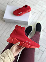 Женские Кроссовки Balenciaga Speed Trainer Red 37-39