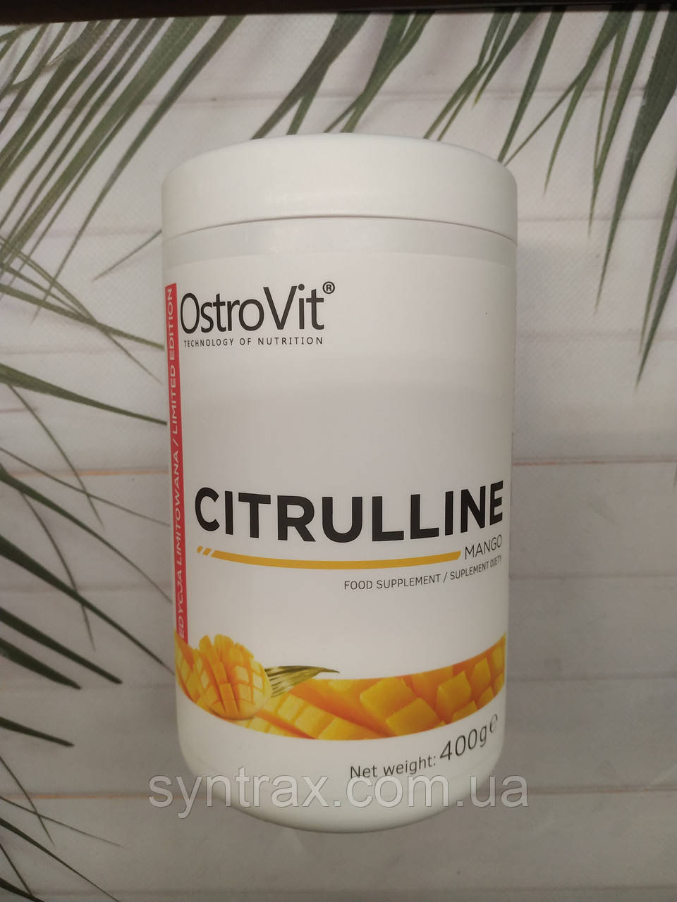 Citrulline OstroVit 400 грамів цитрулін амінокислоти mango