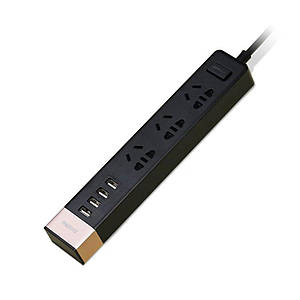 Мережевий фільтр Remax RU-S2 Ming Series (3 розетки + 4хUSB (2.4A)) — 1,8м
